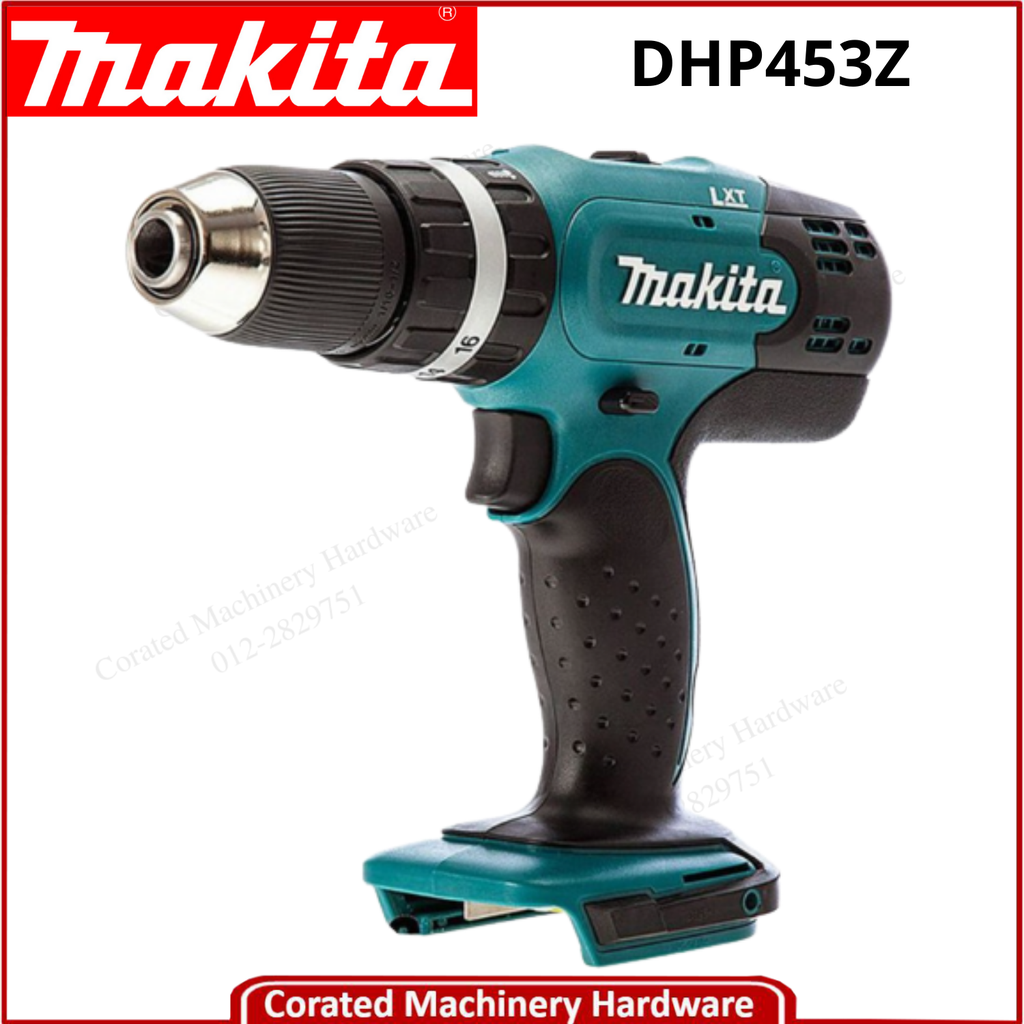 MAKITA DHP453SYE 13MM CORDLESS HAMMER DRIVER DRILL Corated